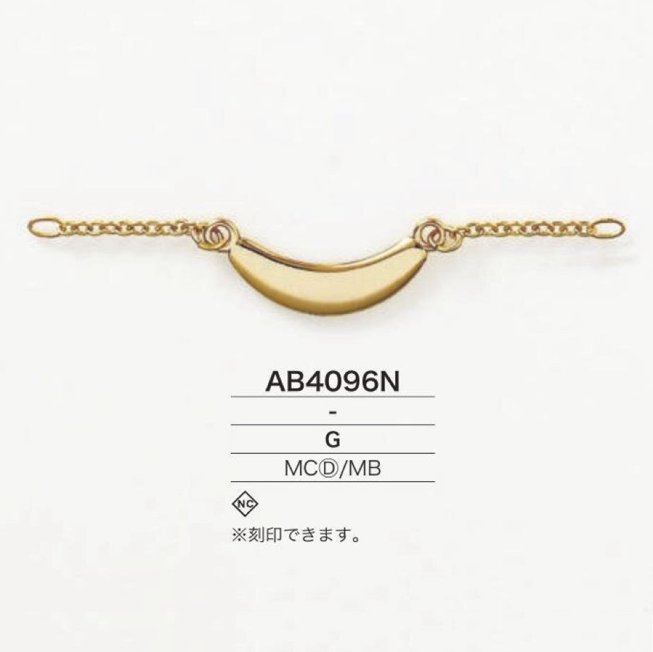 AB4096N Appendino per colletto pressofuso/ottone[Altri articoli vari] IRIS