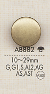 AB882 Semplici Bottoni In Metallo Colorato Per Camicie E Giacche[Pulsante] DAIYA BUTTON