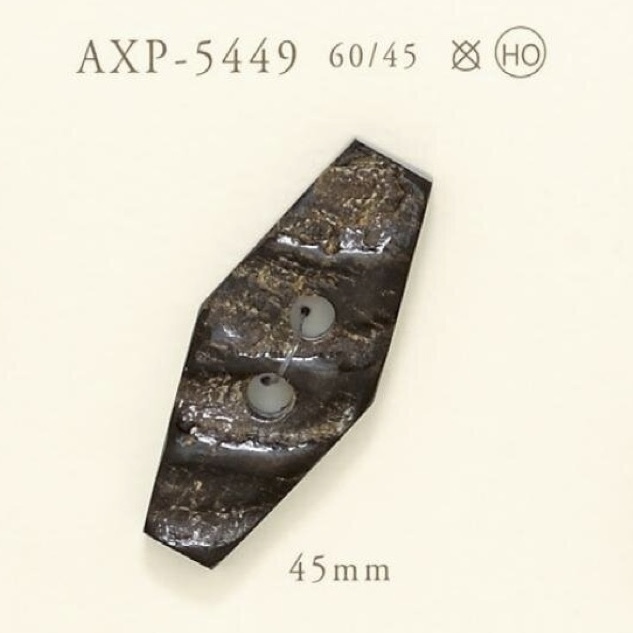 AXP5449 本水牛製 トグルボタン[Bottoni] IRIS