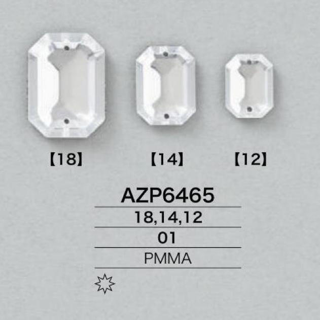 AZP6465 Componenti Per Cucito In Resina Acrilica[Altri articoli vari] IRIS