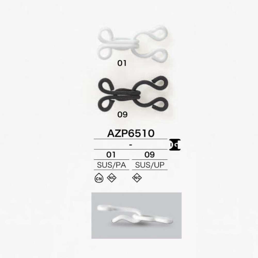 AZP6510 Gancetto a molla in acciaio inossidabile/nylon/poliestere[Gancetti] IRIS