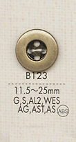 B123 Semplici Bottoni In Metallo Colorato Per Camicie E Giacche[Pulsante] DAIYA BUTTON