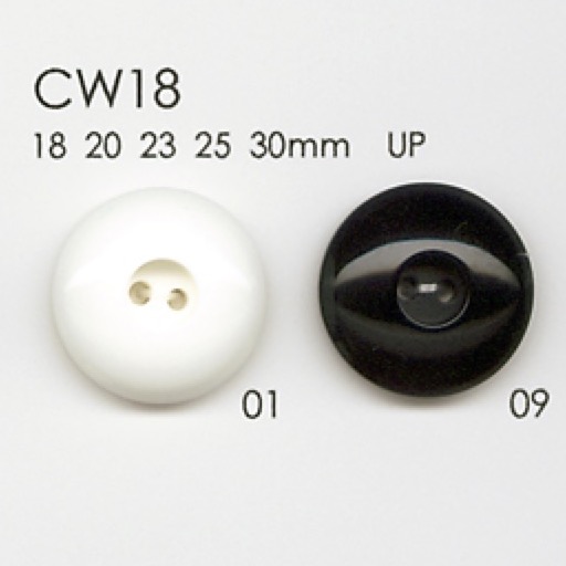 CW18 Bottone In Resina Poliestere A 2 Fori[Pulsante] DAIYA BUTTON