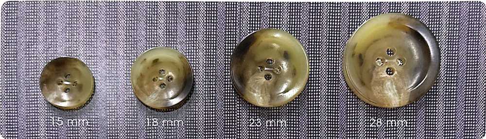 GCOR007 [Stile Buffalo] Bottoni A 4 Fori (Misura Piccola)[Pulsante] NITTO Button