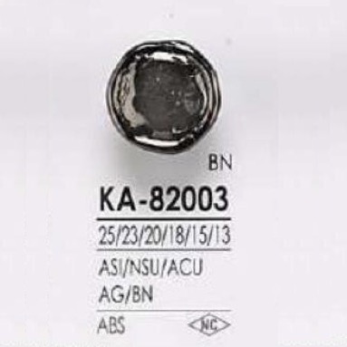 KA82003 Bottone Sulla Gamba Con Anello Rettangolare In Resina ABS[Pulsante] IRIS