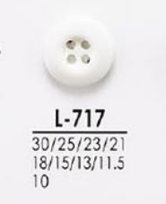 L717 Bottoni Per Tingere Dalle Camicie Ai Cappotti[Pulsante] IRIS