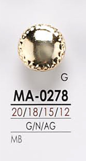 MA0278 Bottone In Metallo[Pulsante] IRIS