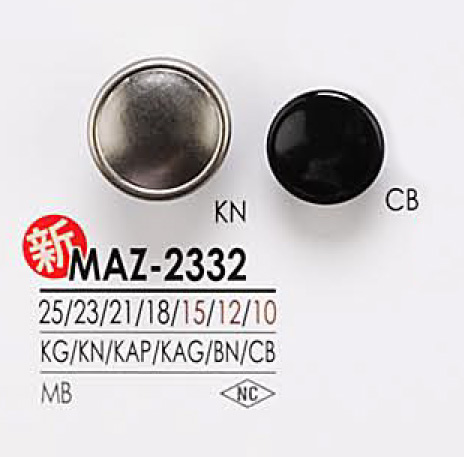 MAZ2332 Bottone In Metallo[Pulsante] IRIS