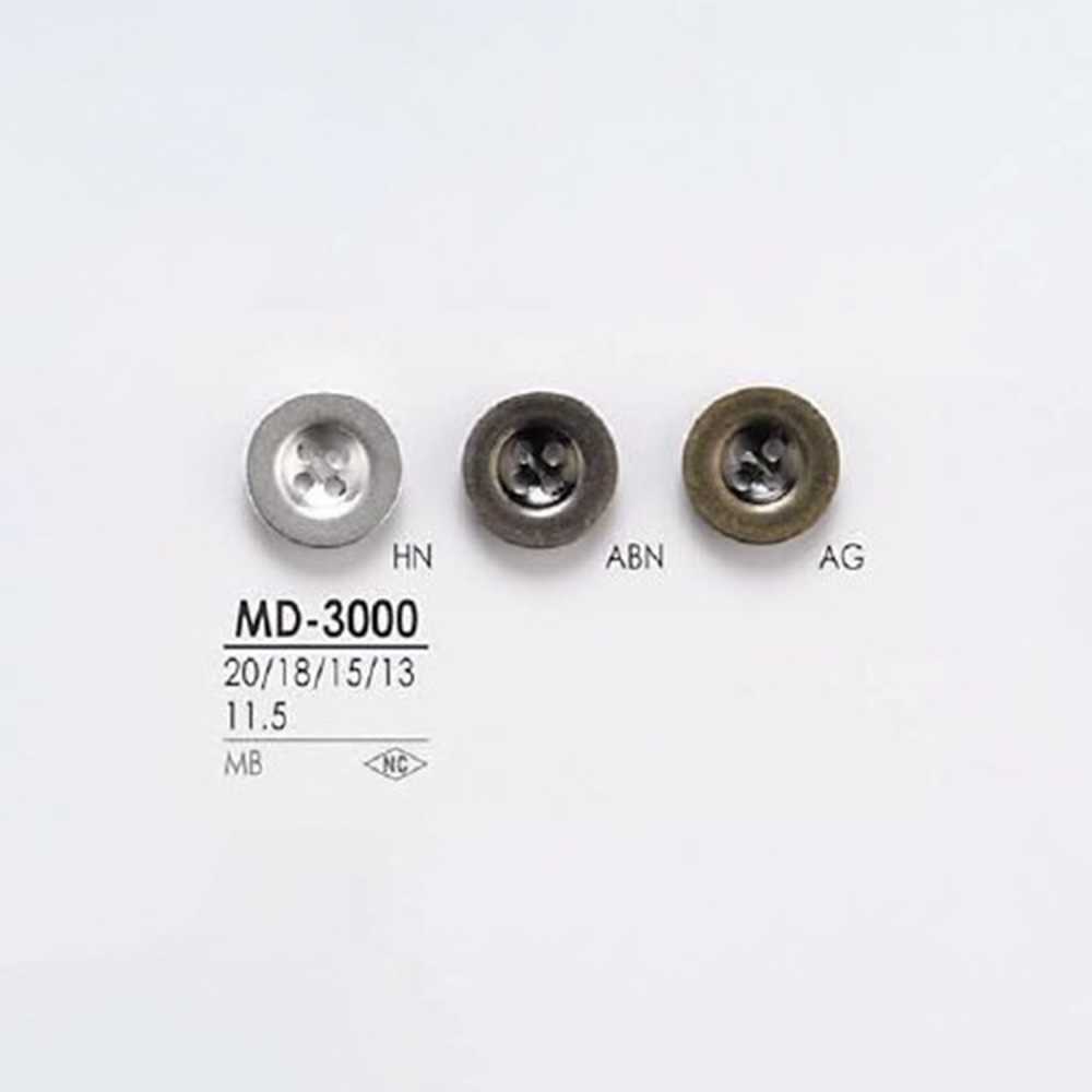 MD3000 Bottone In Metallo A 4 Fori Per Giacche E Abiti[Pulsante] IRIS