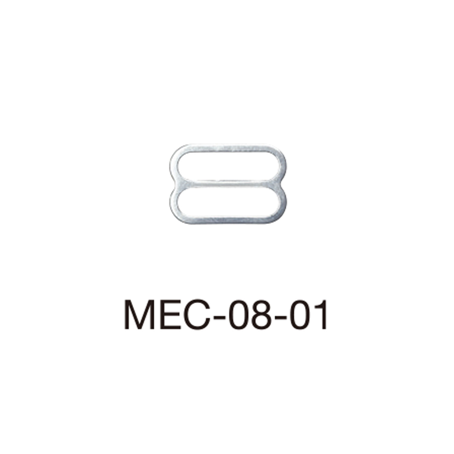 MEC08-01 Regolatore Della Cinghia Del Reggiseno Per Tessuto Sottile 8 Mm * Compatibile Con Rilevatore Di Aghi[Fibbie E Anello] Morito