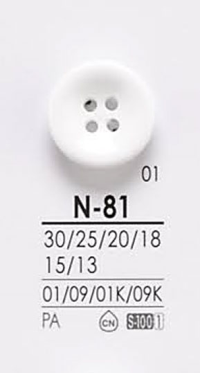 N81 Nero E Amp; Pulsante Di Tintura IRIS