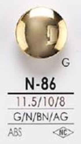 N86 Bottone In Metallo In Resina ABS[Pulsante]