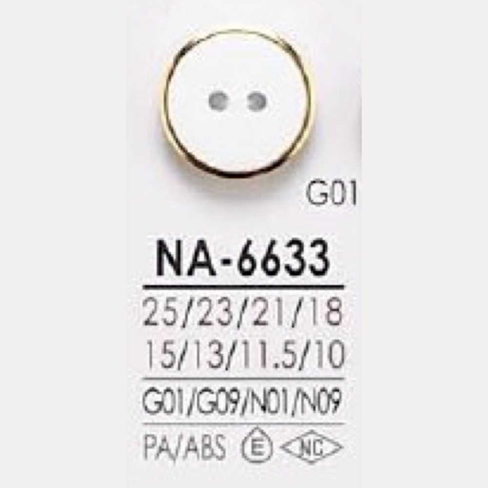 NA6633 Bottone A Due Fori In Resina Di Nylon/resina ABS[Pulsante] IRIS