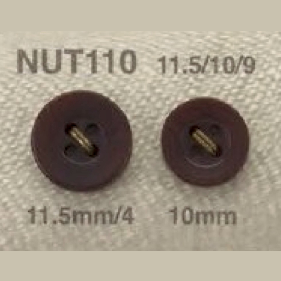 NUT110 Bottone A 4 Fori Realizzato In Dado[Pulsante] IRIS