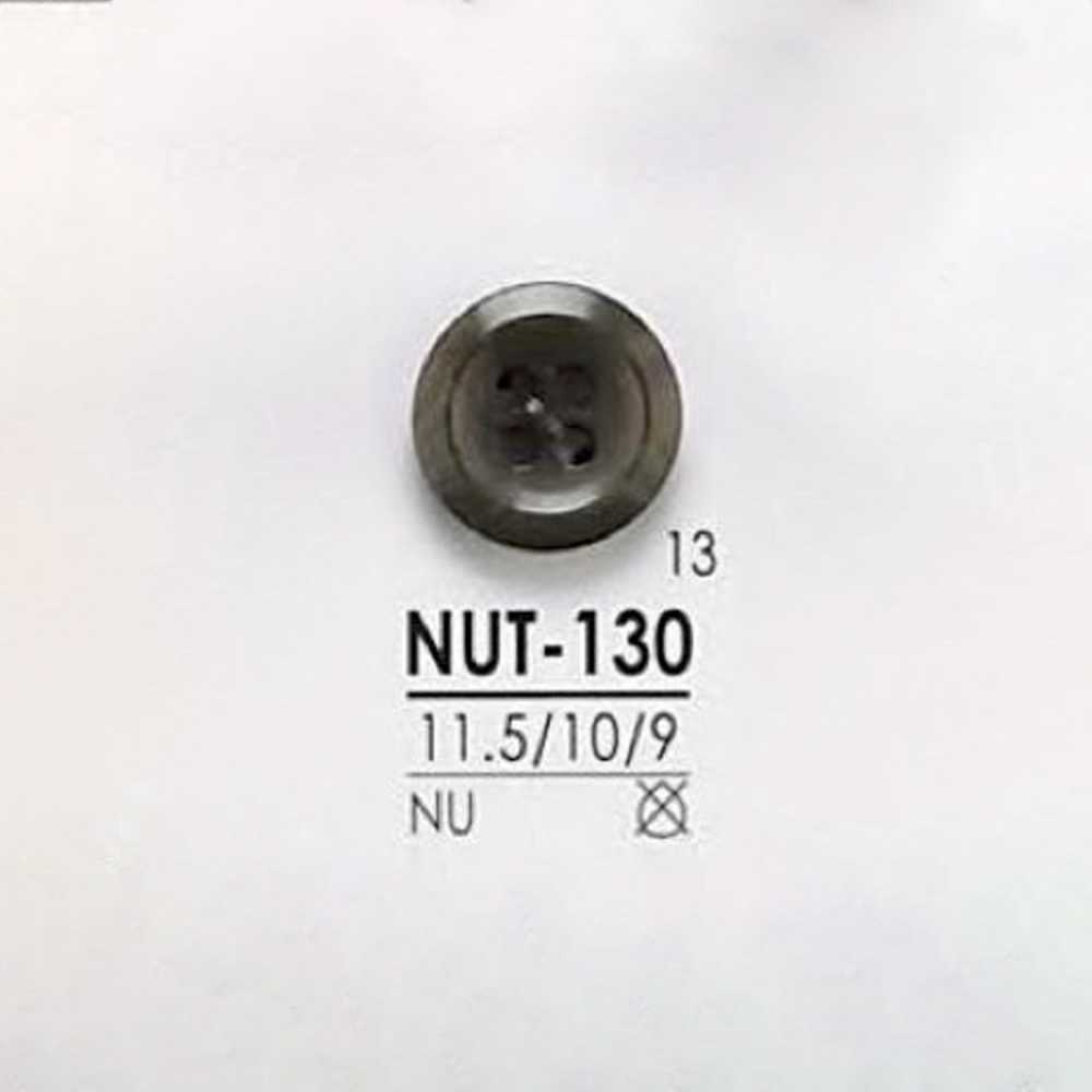 NUT130 Bottone A 4 Fori Dado In Materiale Naturale[Pulsante] IRIS