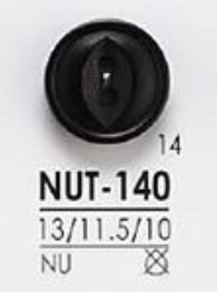 NUT140 Bottone Con 2 Fori Frontali Fatti Di Dado[Pulsante] IRIS