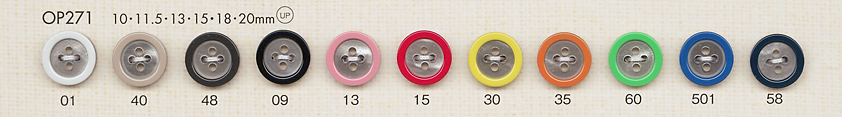 OP271 Bottoni In Poliestere Per Camicie Colorate Pop[Pulsante] DAIYA BUTTON