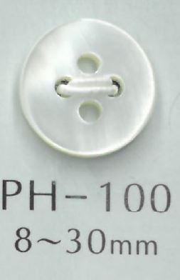 PH100 Bottone A Conchiglia Piatta A 4 Fori[Pulsante] Sakamoto Saji Shoten