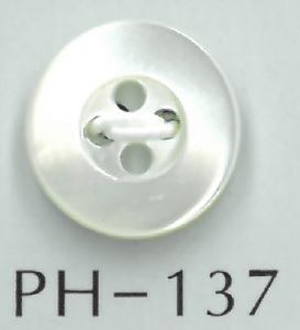 PH137 Bottone A Conchiglia Cava A 4 Fori[Pulsante] Sakamoto Saji Shoten