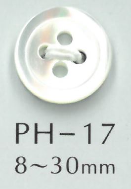PH17 Bottone A Conchiglia A 4 Fori 17[Pulsante] Sakamoto Saji Shoten