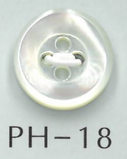 PH18 Bottone A Conchiglia Cava A 4 Fori[Pulsante] Sakamoto Saji Shoten