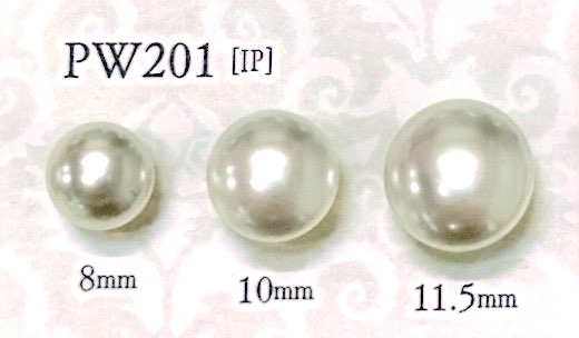 PW201 Forma Rasata A Forma Di Piede Quadrato Con Bottoni Tono Perla[Pulsante] IRIS