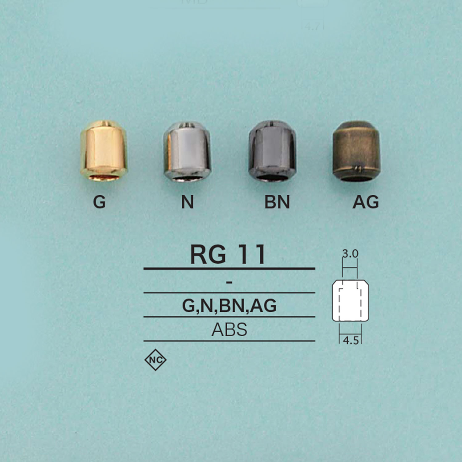 RG11 Estremità Del Cavo Cilindrico[Fibbie E Anello] IRIS