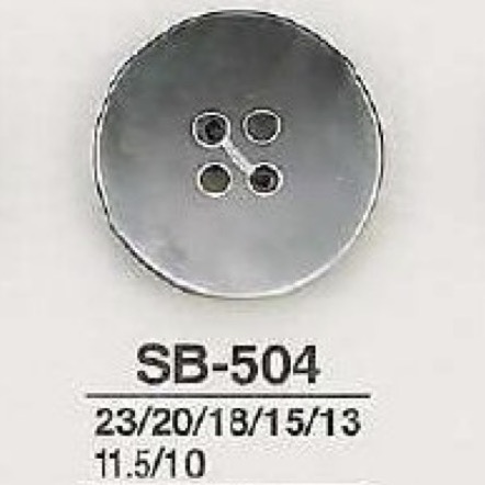 SB504 Bottone A 4 Fori In Madreperla[Pulsante] IRIS