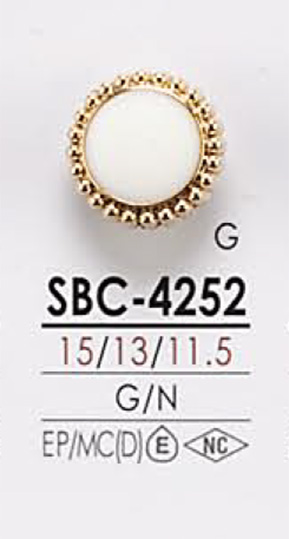 SBC4252 Bottone In Metallo Per La Tintura[Pulsante] IRIS