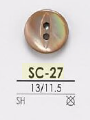 SC27 Realizzato In Conchiglia Con Due Bottoni A Foro Frontale[Pulsante] IRIS