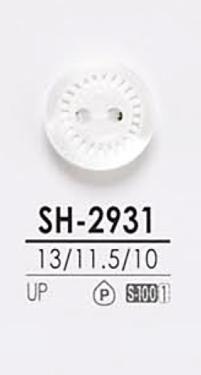SH2931 Bottone Della Camicia Per La Tintura[Pulsante] IRIS