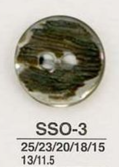 SSO3 Conchiglia In Materiale Naturale Realizzata Con Bottone Lucido A 2 Fori[Pulsante] IRIS