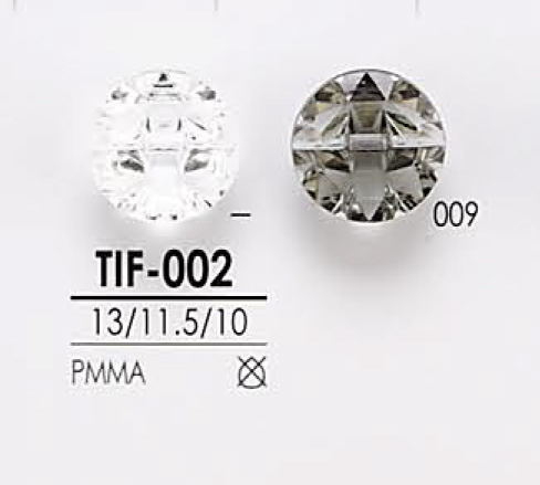 TIF002 Bottone Con Taglio A Diamante[Pulsante] IRIS