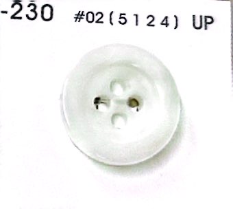 U230 [Stile Buffalo] Bottone A 4 Fori, Lucido, Bordato, Per Tintura[Pulsante] NITTO Button