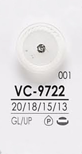 VC9722 Bottone In Pietra Di Cristallo Rosa Simile A Un Ricciolo Per La Tintura[Pulsante] IRIS