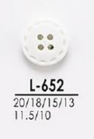 L652 Bottoni Di Tintura Per Indumenti Leggeri Come Camicie E Polo[Pulsante] IRIS