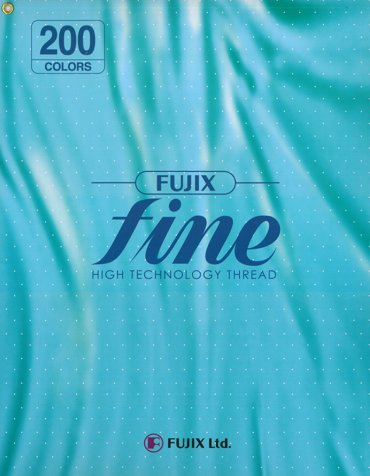 FUJIX-SAMPLE-11 Fine HIGHT TECHNOLOGY THREAD[Scheda Campione] FUJIX