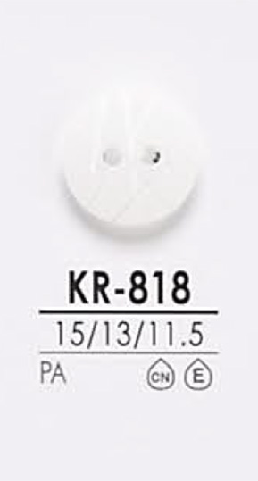 KR818 Nero E Amp; Pulsante Di Tintura Della Camicia IRIS