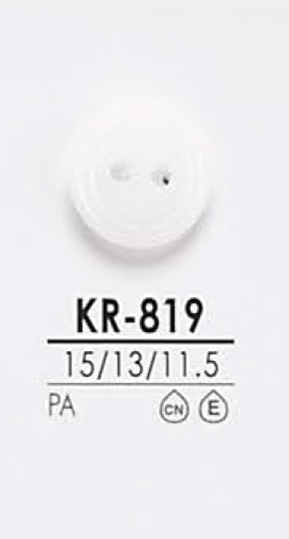 KR819 Nero E Amp; Pulsante Di Tintura Della Camicia IRIS