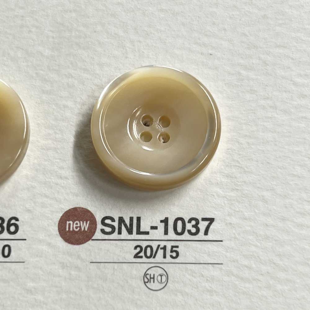 SNL1037 Bottone A Conchiglia Takase A Quattro Fori In Materiali Naturali[Pulsante] IRIS