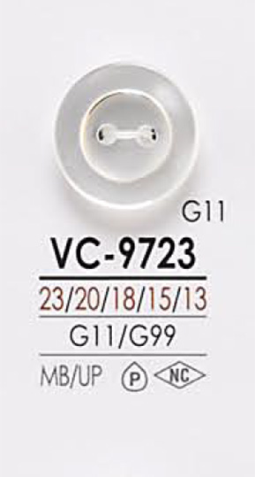 VC9723 Nero E Amp; Pulsante Di Tintura Della Camicia IRIS