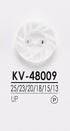 KV48009 Bottone Semplice In Poliestere A 2 Fori[Pulsante] IRIS