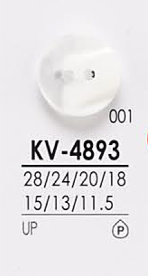 KV4893 Bottone Della Camicia Per La Tintura[Pulsante] IRIS