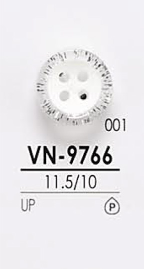 VN9766 Bottone Della Camicia Per La Tintura[Pulsante] IRIS