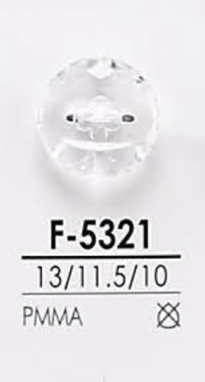 F5321 Bottone Con Taglio A Diamante[Pulsante] IRIS