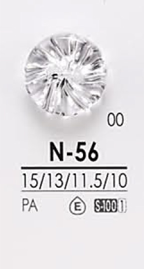N56 Bottone Con Taglio A Diamante Per La Tintura[Pulsante] IRIS