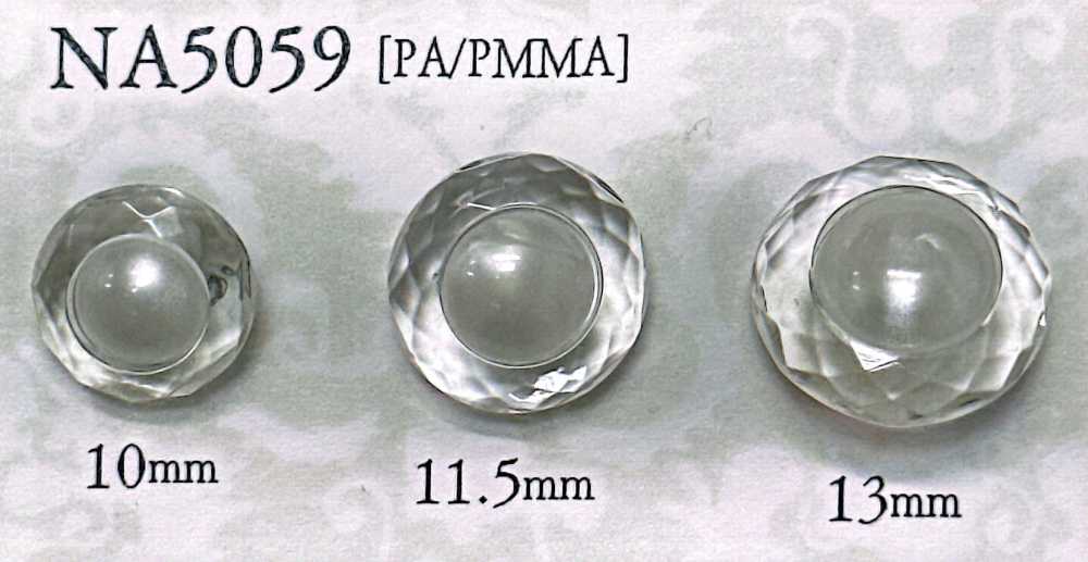 NA5059 Bottone Con Taglio A Diamante[Pulsante] IRIS