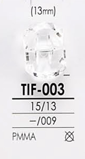 TIF003 Bottone Con Taglio A Diamante[Pulsante] IRIS