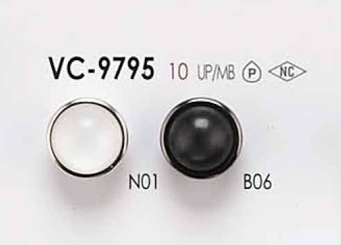 VC9795 Cappuccio In Stile Conchiglia E Bottone Di Chiusura Per La Tintura[Pulsante] IRIS