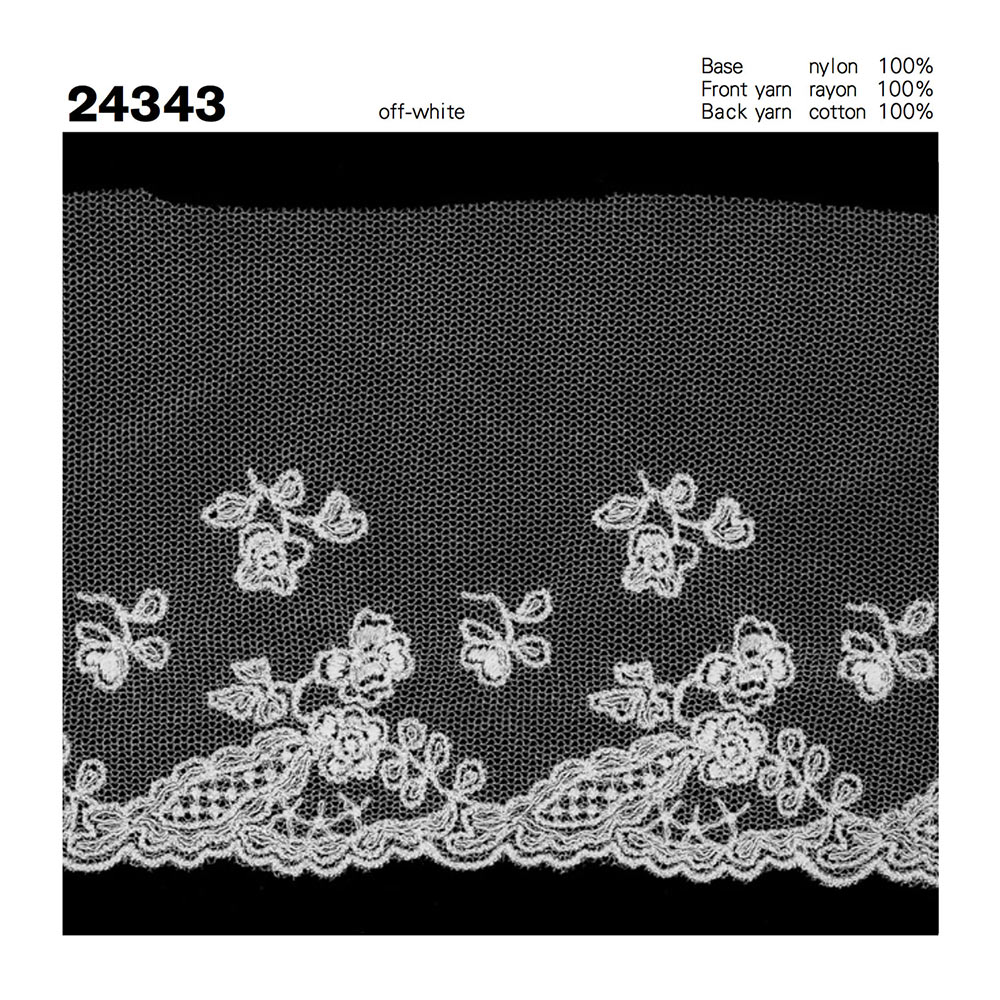 24343 Tulle Pizzo Kyowa Lace
